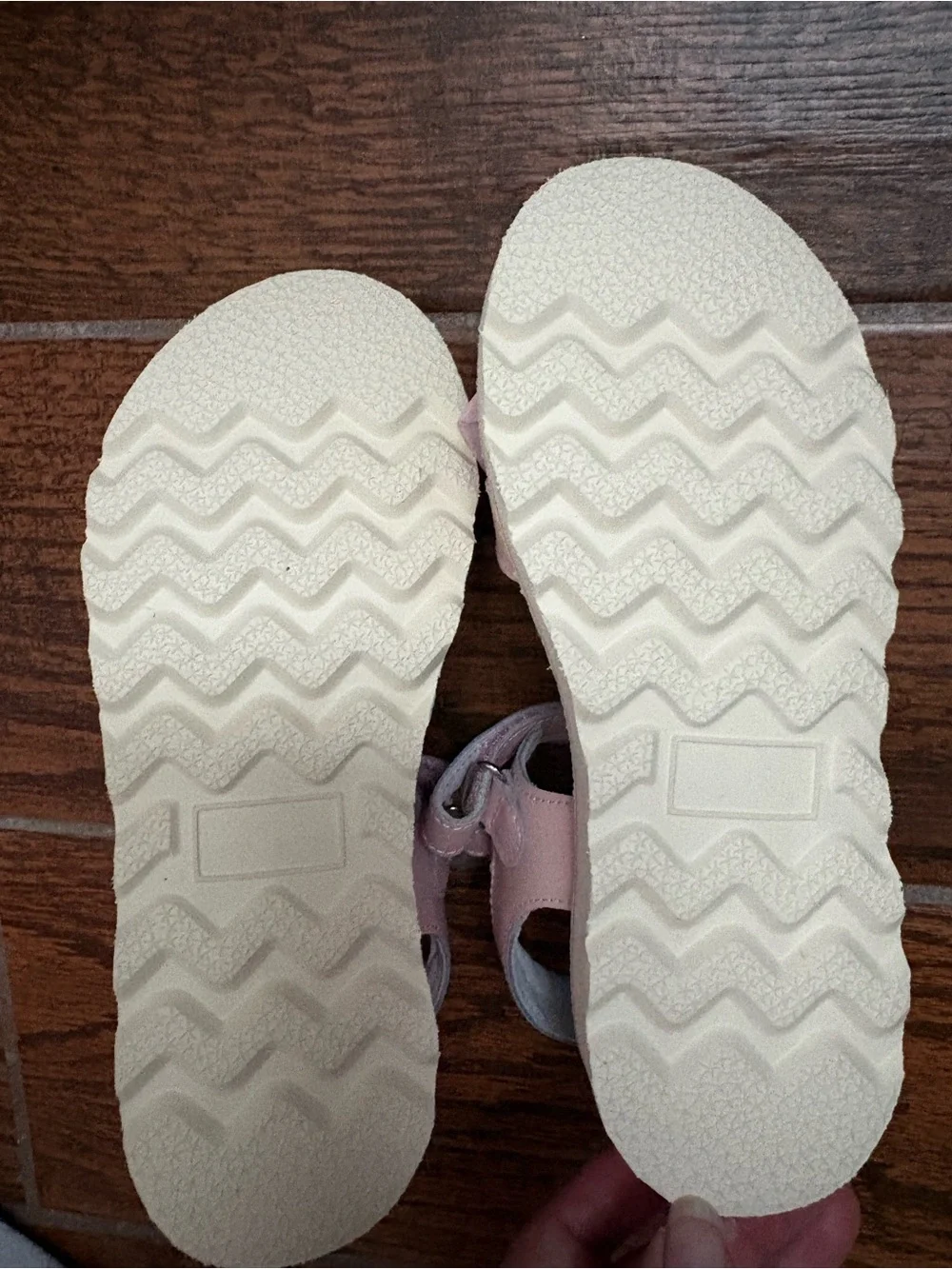 L'Amour Light Pink Bow Strap Kids Sandals